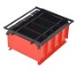 vidaXL Papierbrikettpresse Stahl 38x31x18 cm Schwarz und Rot vidaXL Papierbrikettpresse Stahl 38x31x18 cm Schwarz und Rot