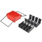 vidaXL Papierbrikettpresse Stahl 38x31x18 cm Schwarz und Rot vidaXL Papierbrikettpresse Stahl 38x31x18 cm Schwarz und Rot