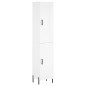vidaXL Highboard Weiß 34,5x34x180 cm Holzwerkstoff vidaXL Highboard Weiß 34,5x34x180 cm Holzwerkstoff
