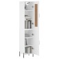 vidaXL Highboard Weiß 34,5x34x180 cm Holzwerkstoff vidaXL Highboard Weiß 34,5x34x180 cm Holzwerkstoff