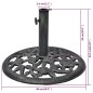 Sonnenschirmständer Gusseisen 12 kg 48 cm Sonnenschirmständer Gusseisen 12 kg 48 cm