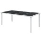 vidaXL Garten-Esstisch 190 x 90 x 74 cm Schwarz vidaXL Garten-Esstisch 190 x 90 x 74 cm Schwarz