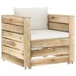 8-tlg. Garten-Lounge-Set mit Kissen Grün Imprägniertes Holz 8-tlg. Garten-Lounge-Set mit Kissen Grün Imprägniertes Holz