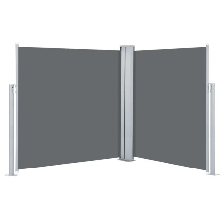 vidaXL Seitenmarkise Ausziehbar Anthrazit 140x600 cm 
