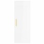 Highboard Hochglanz-Weiß 34,5x34x180 cm Holzwerkstoff Highboard Hochglanz-Weiß 34,5x34x180 cm Holzwerkstoff
