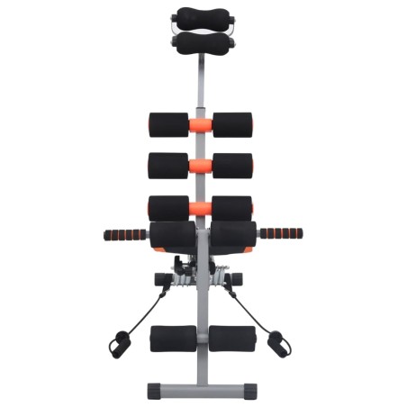 Bauchtrainer in L-Form mit Elastischen Bändern