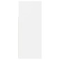 vidaXL Sideboard mit LED-Leuchten Weiß 115,5x30x75 cm vidaXL Sideboard mit LED-Leuchten Weiß 115,5x30x75 cm