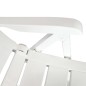 vidaXL Verstellbare Gartenstühle 2 Stk. Kunststoff Weiß vidaXL Verstellbare Gartenstühle 2 Stk. Kunststoff Weiß