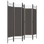 5-tlg. Raumteiler Anthrazit 200 x 180 cm 5-tlg. Raumteiler Anthrazit 200 x 180 cm