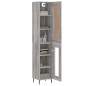 Highboard Grau Sonoma 34,5x34x180 cm Holzwerkstoff Highboard Grau Sonoma 34,5x34x180 cm Holzwerkstoff