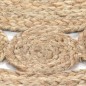 vidaXL Teppich Geflochten Jute 150 cm Rund vidaXL Teppich Geflochten Jute 150 cm Rund