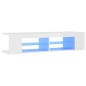TV-Schrank mit LED-Leuchten Hochglanz-Weiß 135x39x30 cm TV-Schrank mit LED-Leuchten Hochglanz-Weiß 135x39x30 cm