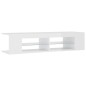TV-Schrank mit LED-Leuchten Hochglanz-Weiß 135x39x30 cm TV-Schrank mit LED-Leuchten Hochglanz-Weiß 135x39x30 cm