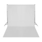 vidaXL Fotohintergrund Baumwolle Weiß 500 x 300 cm vidaXL Fotohintergrund Baumwolle Weiß 500 x 300 cm