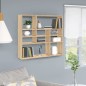 Wandregal Sonoma-Eiche 90x16x78 cm Holzwerkstoff Wandregal Sonoma-Eiche 90x16x78 cm Holzwerkstoff