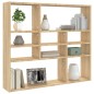 Wandregal Sonoma-Eiche 90x16x78 cm Holzwerkstoff Wandregal Sonoma-Eiche 90x16x78 cm Holzwerkstoff