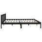 Massivholzbett Schwarz Kiefer 200x200 cm Massivholzbett Schwarz Kiefer 200x200 cm