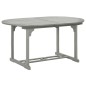 Gartentisch Grau 200x100x75 cm Massivholz Akazie Gartentisch Grau 200x100x75 cm Massivholz Akazie