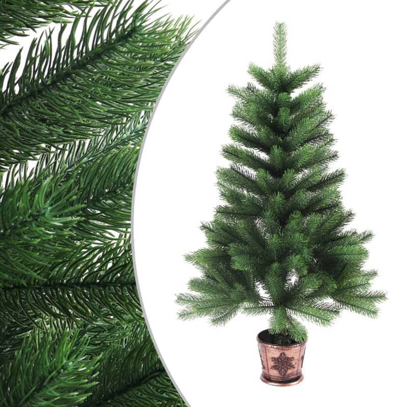 Künstlicher Weihnachtsbaum Naturgetreue Nadeln 90 cm Grün Künstlicher Weihnachtsbaum Naturgetreue Nadeln 90 cm Grün