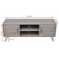 TV-Schrank 120x40x45 cm Grau TV-Schrank 120x40x45 cm Grau