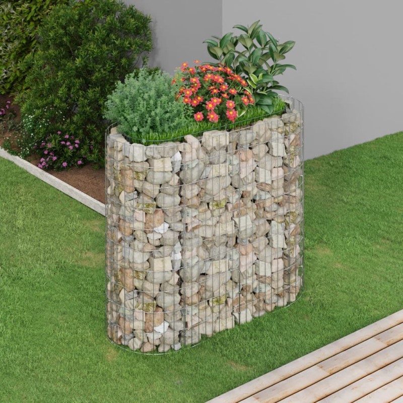 Gabionen-Hochbeet Verzinktes Eisen 120x50x100 cm Gabionen-Hochbeet Verzinktes Eisen 120x50x100 cm