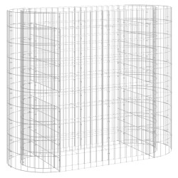Gabionen-Hochbeet Verzinktes Eisen 120x50x100 cm