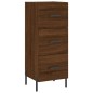 Highboard Braun Eichen-Optik 34,5x34x180 cm Holzwerkstoff Highboard Braun Eichen-Optik 34,5x34x180 cm Holzwerkstoff