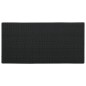 Bartisch mit Regal Schwarz 120x60x110 cm Poly Rattan Bartisch mit Regal Schwarz 120x60x110 cm Poly Rattan