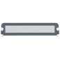 Kleinkind-Bettschutzgitter Grau 180x42 cm Polyester