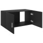 vidaXL Wandschrank Schwarz 80 x 39 x 40 cm Holzwerkstoff vidaXL Wandschrank Schwarz 80 x 39 x 40 cm Holzwerkstoff