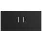 vidaXL Wandschrank Schwarz 80 x 39 x 40 cm Holzwerkstoff vidaXL Wandschrank Schwarz 80 x 39 x 40 cm Holzwerkstoff