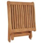 Klappbarer Fußhocker 46,5×49×41,5 cm Massivholz Teak Klappbarer Fußhocker 46,5×49×41,5 cm Massivholz Teak