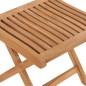 Klappbarer Fußhocker 46,5×49×41,5 cm Massivholz Teak Klappbarer Fußhocker 46,5×49×41,5 cm Massivholz Teak