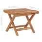 Klappbarer Fußhocker 46,5×49×41,5 cm Massivholz Teak Klappbarer Fußhocker 46,5×49×41,5 cm Massivholz Teak