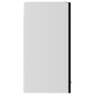 vidaXL Hängeglasschrank Schwarz 60x31x60 cm Holzwerkstoff vidaXL Hängeglasschrank Schwarz 60x31x60 cm Holzwerkstoff
