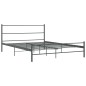 vidaXL Bettgestell ohne Matratze Grau Metall 140×200 cm vidaXL Bettgestell ohne Matratze Grau Metall 140×200 cm