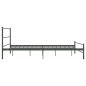 vidaXL Bettgestell ohne Matratze Grau Metall 140×200 cm vidaXL Bettgestell ohne Matratze Grau Metall 140×200 cm