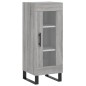 vidaXL Highboard Grau Sonoma 34,5x34x180 cm Holzwerkstoff vidaXL Highboard Grau Sonoma 34,5x34x180 cm Holzwerkstoff