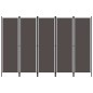 5-tlg. Raumteiler Anthrazit 250x180 cm 5-tlg. Raumteiler Anthrazit 250x180 cm