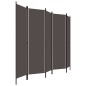 5-tlg. Raumteiler Anthrazit 250x180 cm 5-tlg. Raumteiler Anthrazit 250x180 cm