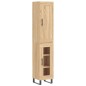 Highboard Sonoma-Eiche 34,5x34x180 cm Holzwerkstoff Highboard Sonoma-Eiche 34,5x34x180 cm Holzwerkstoff