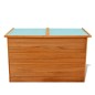 Garten-Aufbewahrungsbox 126x72x72 cm Holz Garten-Aufbewahrungsbox 126x72x72 cm Holz