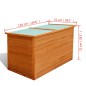 Garten-Aufbewahrungsbox 126x72x72 cm Holz Garten-Aufbewahrungsbox 126x72x72 cm Holz