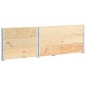 Paletten-Aufsatzrahmen 3 Stk. 80x120 cm Kiefer Massivholz Paletten-Aufsatzrahmen 3 Stk. 80x120 cm Kiefer Massivholz