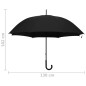 Regenschirm Schwarz 130 cm Regenschirm Schwarz 130 cm