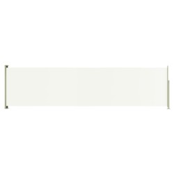 vidaXL Seitenmarkise Ausziehbar 160x600 cm Creme