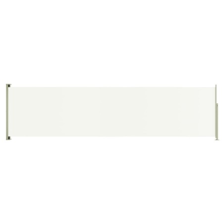 vidaXL Seitenmarkise Ausziehbar 160x600 cm Creme