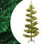 Spiral-Weihnachtsbaum mit Ständer und LEDs Grün 180 cm PVC Spiral-Weihnachtsbaum mit Ständer und LEDs Grün 180 cm PVC