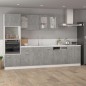 Hängeglasschrank Betongrau 80x31x60 cm Holzwerkstoff Hängeglasschrank Betongrau 80x31x60 cm Holzwerkstoff