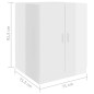 Waschmaschinenschrank Hochglanz-Weiß 71x71,5x91,5 cm Waschmaschinenschrank Hochglanz-Weiß 71x71,5x91,5 cm